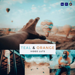 TEAL & ORANGE VIDEO LUTS