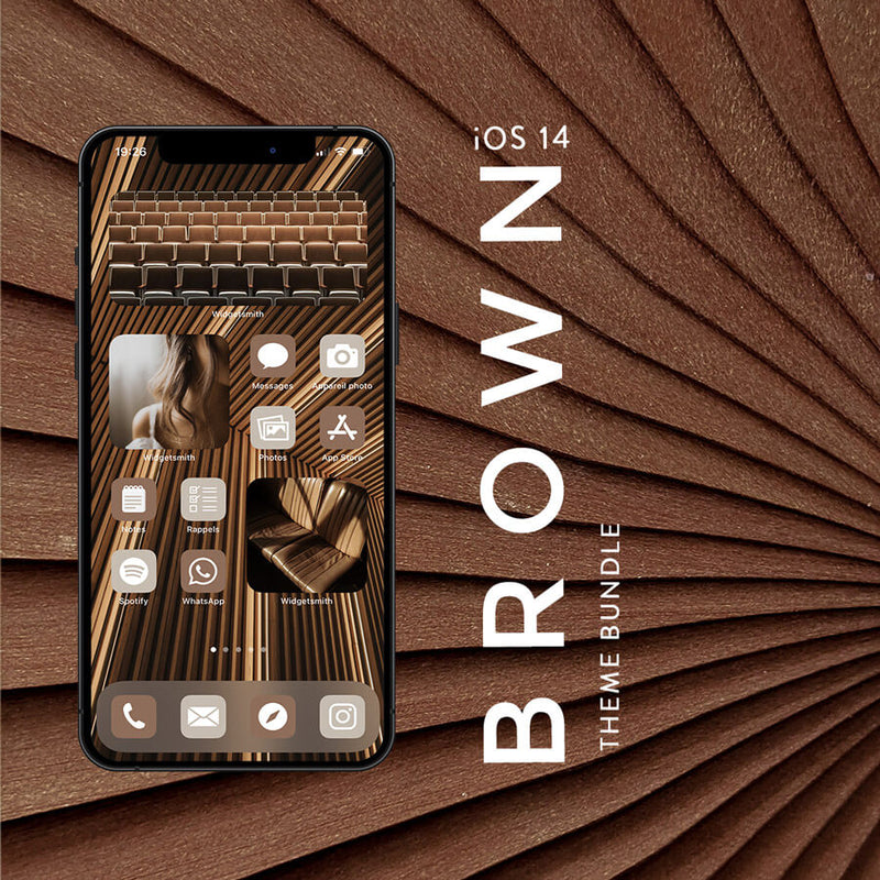 BROWN iOS 14 THEME