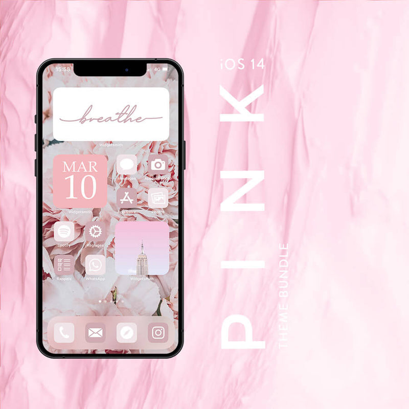 PINK iOS 14 THEME